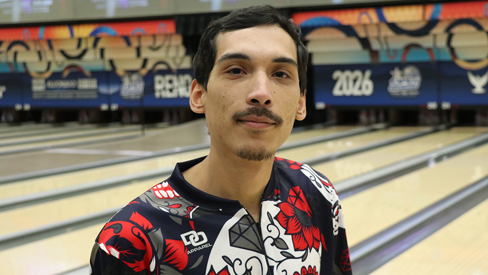 Nicholas Villela at the 2026 USBC Open Championships